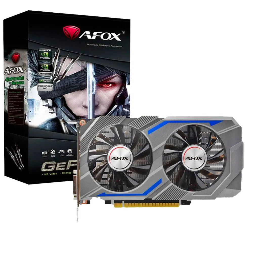  AFOX NVIDIA GeForce GTX 1650 4  GDDR6 128  PCIE 3.0 16x Memory 12000  GPU 1485 