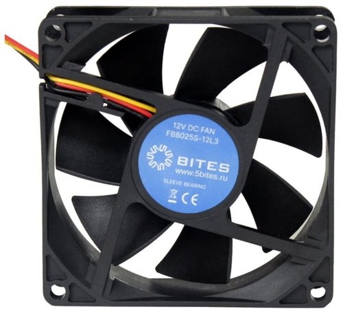  5bites   FB8025S-12L3 80X25 / SLEEVE / 2000RPM / 3P