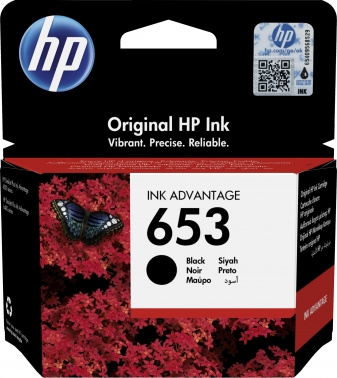  HP 653 BLACK 6ML 3YM75AE