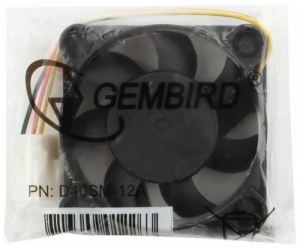  Gembird  40x40x10, 3pin,  7,  D40SM-12A