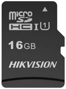   microSDHC 16GB Hikvision HS-TF-C1(STD)/16G/Adapter <HS-TF-C1(STD)/16G/Adapter>  ( SD 