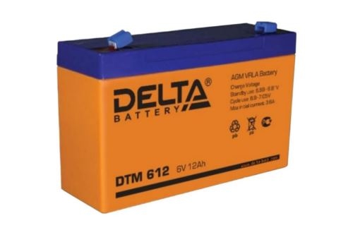 Батарея Delta DTM 612 (6V, 12Ah)