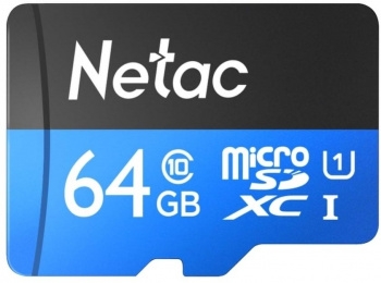   microSDHC 64GB Netac P500 <NT02P500STN-064G-R>  ( SD ) 80MB/s