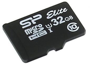   microSDHC 32Gb Class10 Silicon Power SP032GBSTHBU1V10 w/o adapter