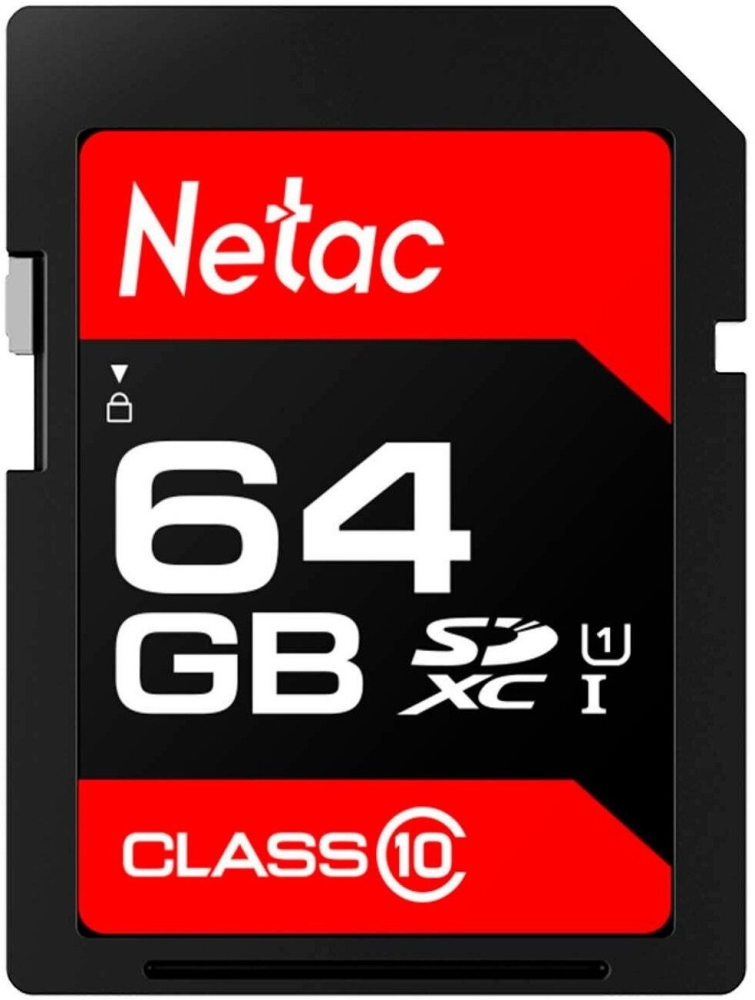   SDHC 64GB  Netac Class 10 UHS-I U1 P600 [NT02P600STN-064G-R]