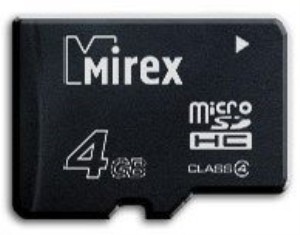   Mirex 13612-MCROSD04 4Gb MicroSDHC