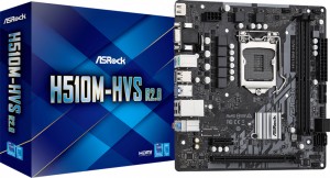   ASRock H510M-HVS R2.0 Soc-1200 Intel H510 2xDDR4 mATX AC`97 8ch(7.1) GbLAN+VGA+HDMI