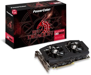  PowerColor Radeon RX 580 Red Dragon 4GBD5-3DHDV2/OC 4Gb GDDR5 Ret