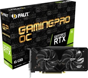  Palit nVidia GeForce RTX 2060 GamingPro OC NE62060T18J9-1062A 6GB GDDR6 Ret