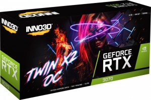  Inno3D nVidia GeForce RTX 3070 TWIN X2 OC N30702-08D6X-1710VA32L 8Gb